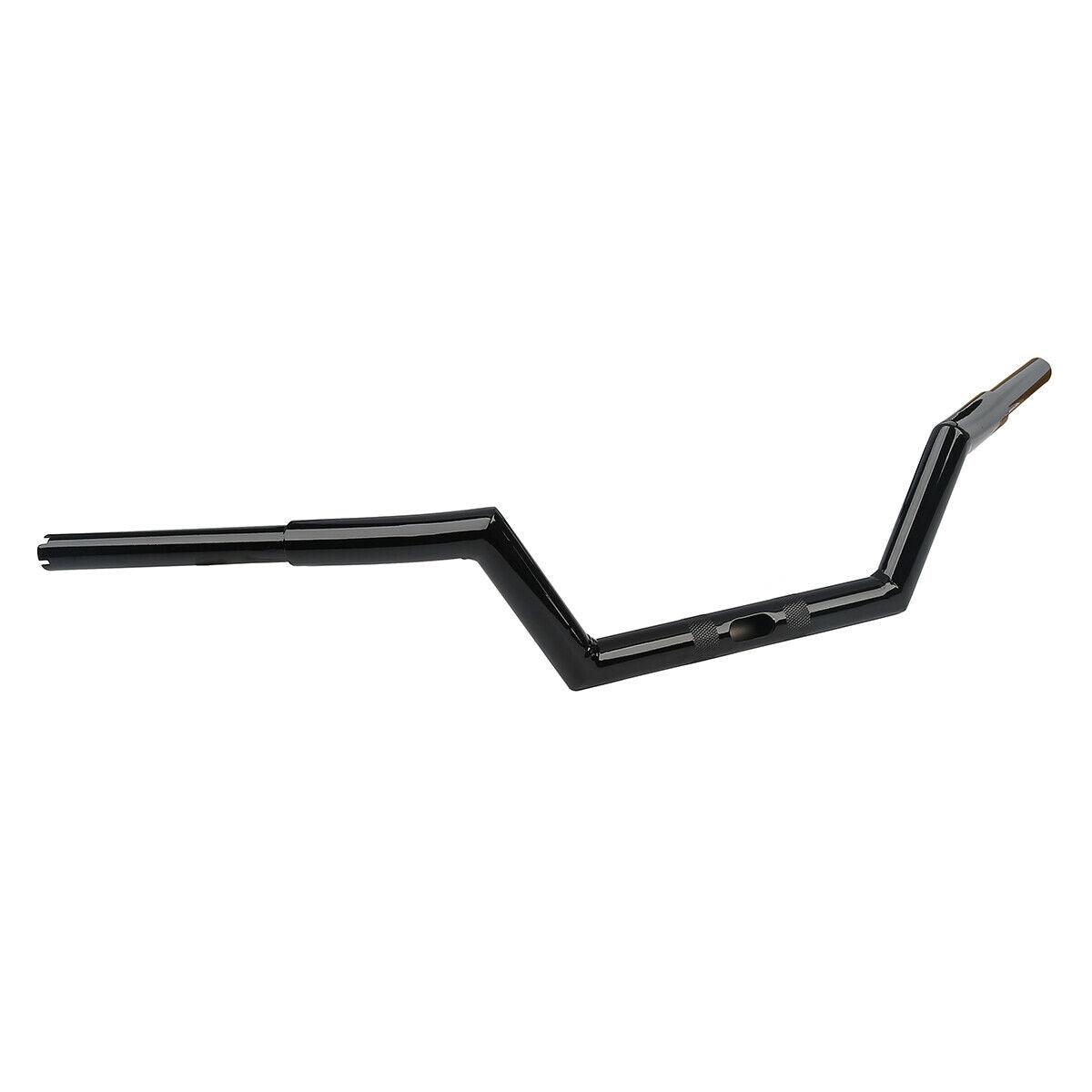 Black 6" Low Rise 1 1/4" Z Bars Handlebars Fit For Harley Road King Glide 15-16 - Moto Life Products