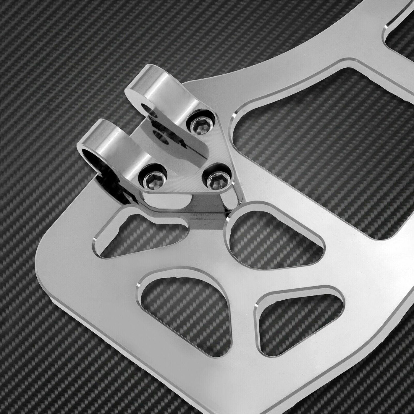 Chrome MX Style Front Driver Floorboard Foot Peg Fit For Harley Touring Trike - Moto Life Products