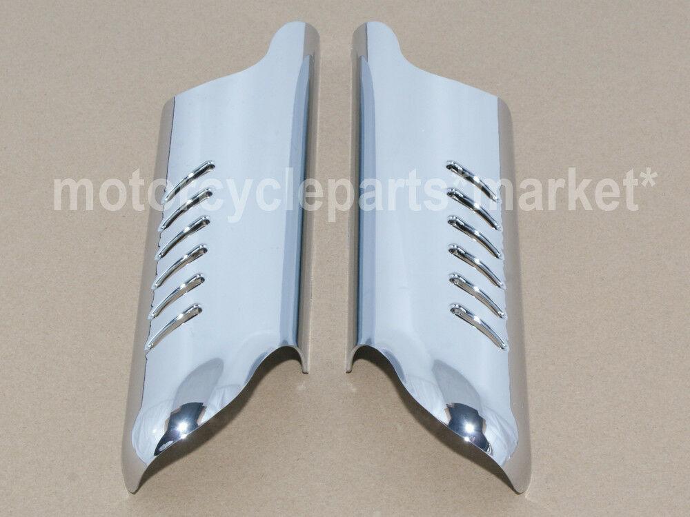 Lower Fork Leg Covers Deflectors Shields for Harley Touring Electra Road Glide - Moto Life Products