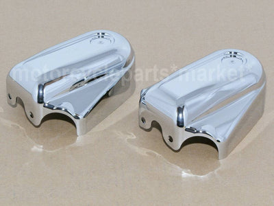 Chrome Bar Shield Rear Axle Covers Swingarm for Harley Softail FLS FLSTN 08-17 - Moto Life Products