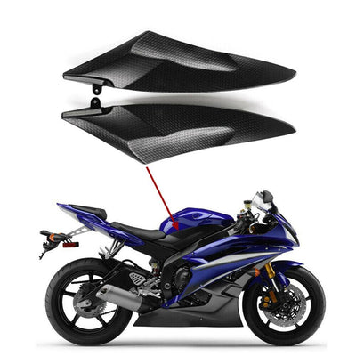For Yamaha YZF-R6 2006 - 2007 YZF600 R6 Black Fairing Tank Side Cover Panels - Moto Life Products