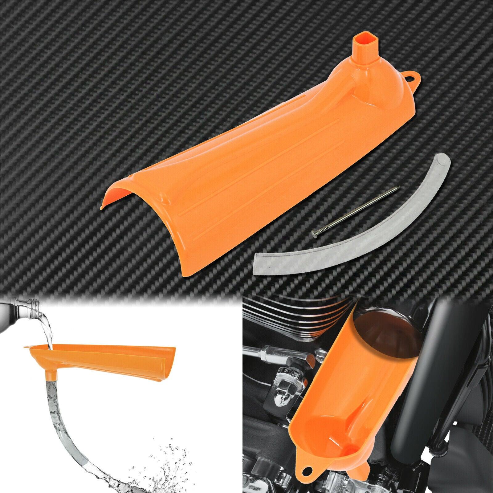 Drip Oil Filter Funnel Harley Davidson Primary Case Oil Fill Funnel Kit With Drain Plug O-Rings - 10 Pack Orange Accessories Harley Davidson Oil Drain Plug O-rings - Foto 10