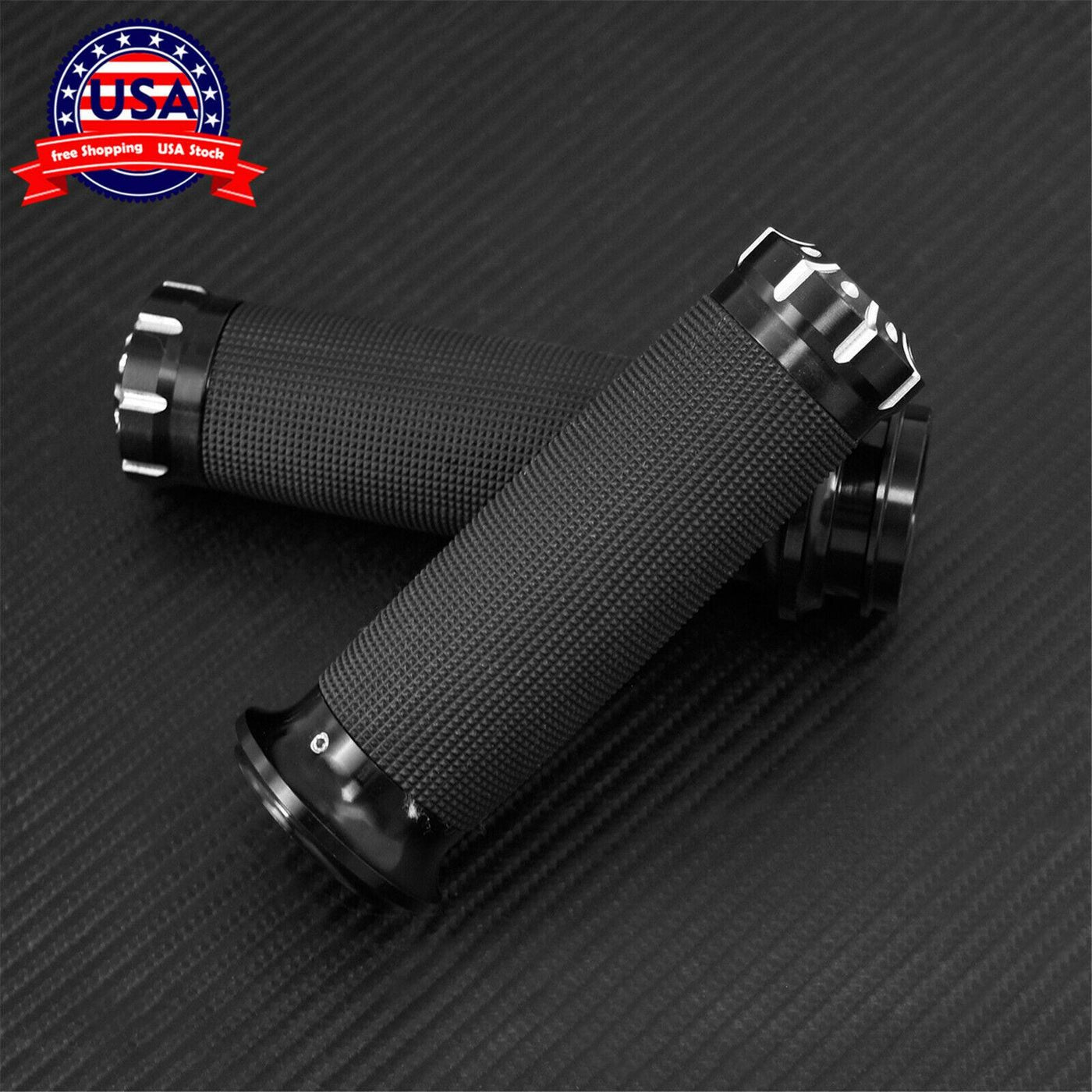 1" Electronic Throttle Hand Grips Handlebar Fit For Harley Touring 08-up FLS 16 - Moto Life Products