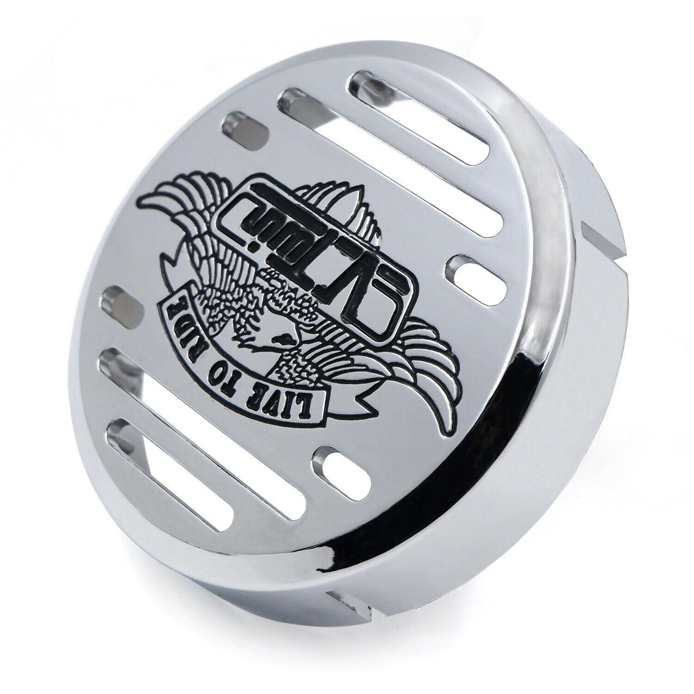 Chrome V-Twin Horn Cover- For Yamaha V-Star 650 Vstar Classic Custom (Fits: Yama - Moto Life Products