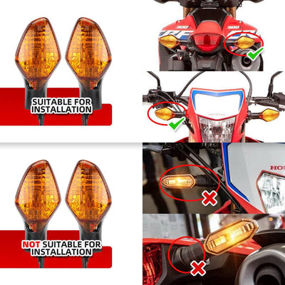 Turn Signal Indicator Lamp For HONDA CRF250L MSX 125 Grom CMX 300 CMX500 Rebel - Moto Life Products