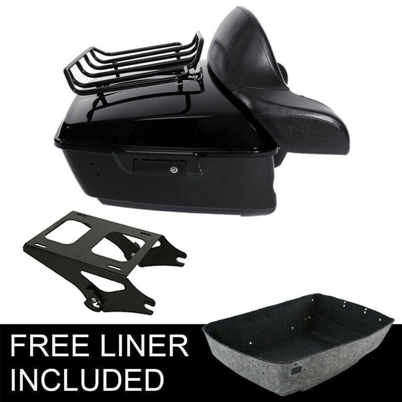 King Trunk Mount Rack Fit For Harley Touring Tour Pak Pack Road Glide 2014-2022 - Moto Life Products