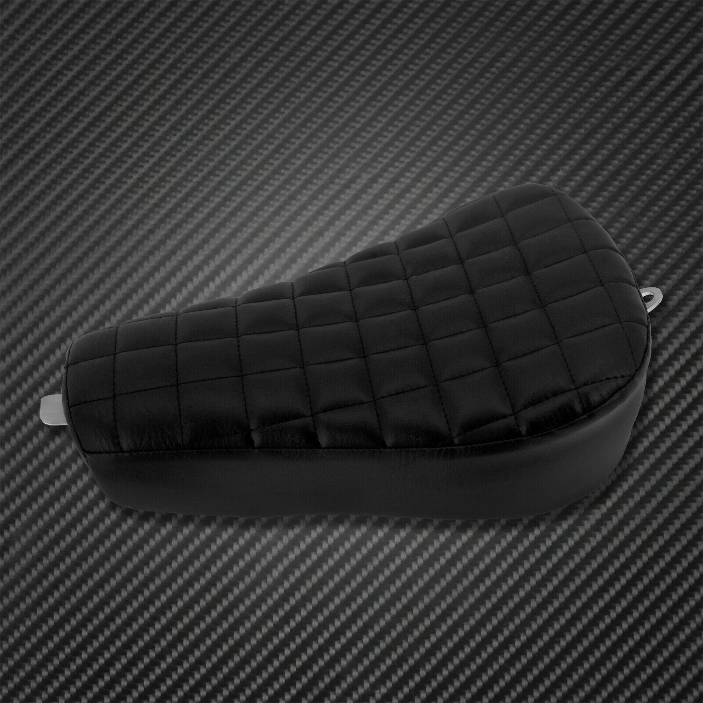 Motorcycle Checkered Front Driver Solo Seat Cushion Fit For Sportster XL 2010-15 - Moto Life Products