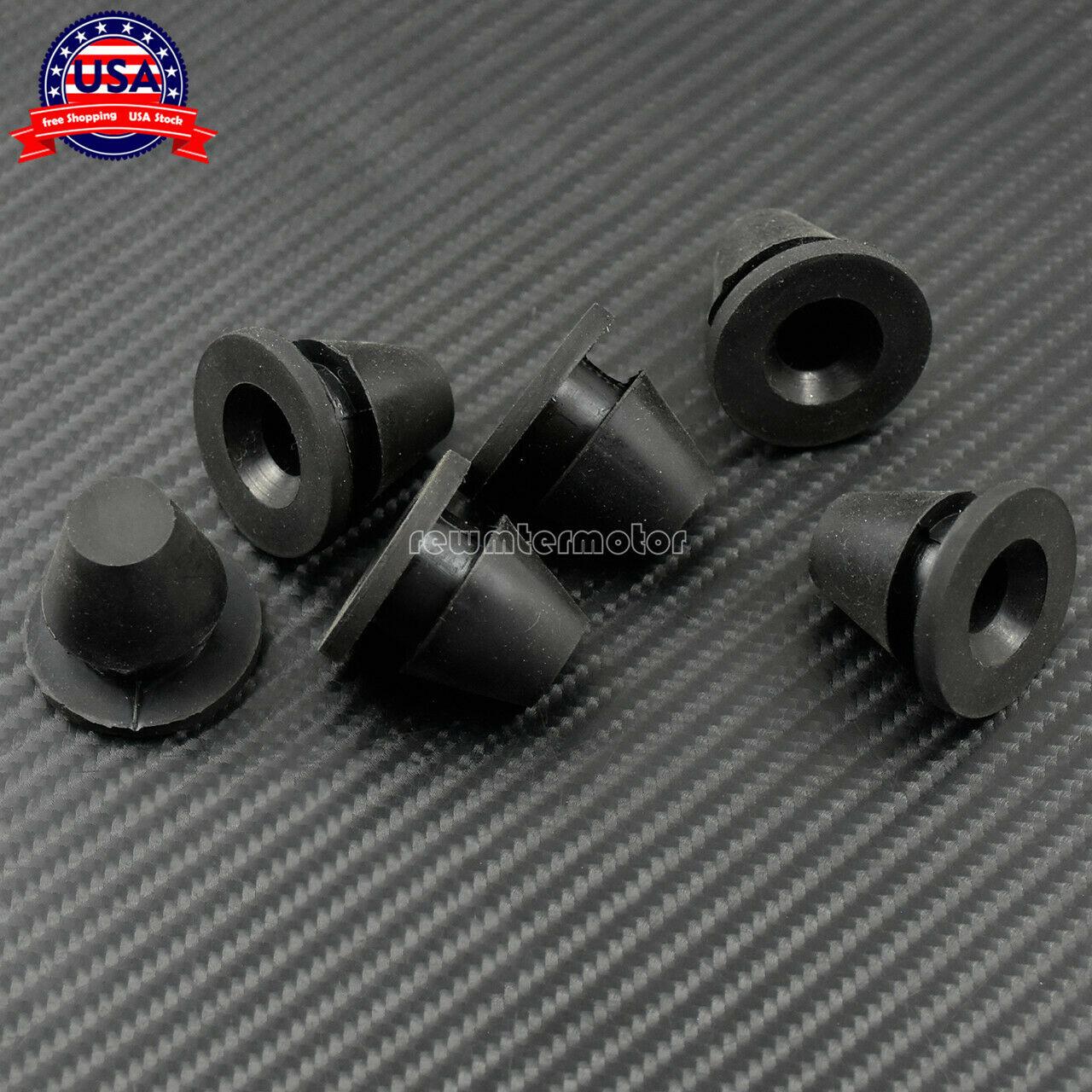 6pcs Rubber Side Cover Grommets Fit For Harley Touring Glide FLTR FLHX 2008-2021 - Moto Life Products