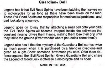 PRAYING HANDS Guardian® Bell Motorcycle - FITS Harley Accessory HD Gremlin NEW - Moto Life Products