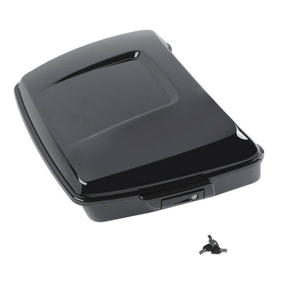 Black Chopped Pack Trunk Mount Rack Fit For Harley Tour Pak Street Glide 2009-13 - Moto Life Products