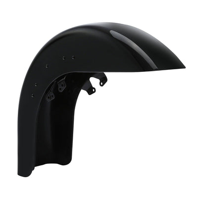 Vivid Black Front Fender Fit For Harley Road Street Glide 2014-2022 16 17 18 19 - Moto Life Products