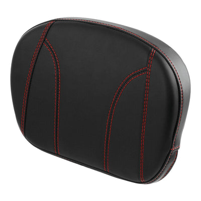 Red Stitching Sissy Bar Passenger Pad Fit For Harley Touring Street Road Glide - Moto Life Products