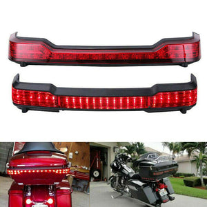 King Tour Pack Pak Truck LED Brake Turn Tail Light Red For Harley Touring 14-Up - Moto Life Products