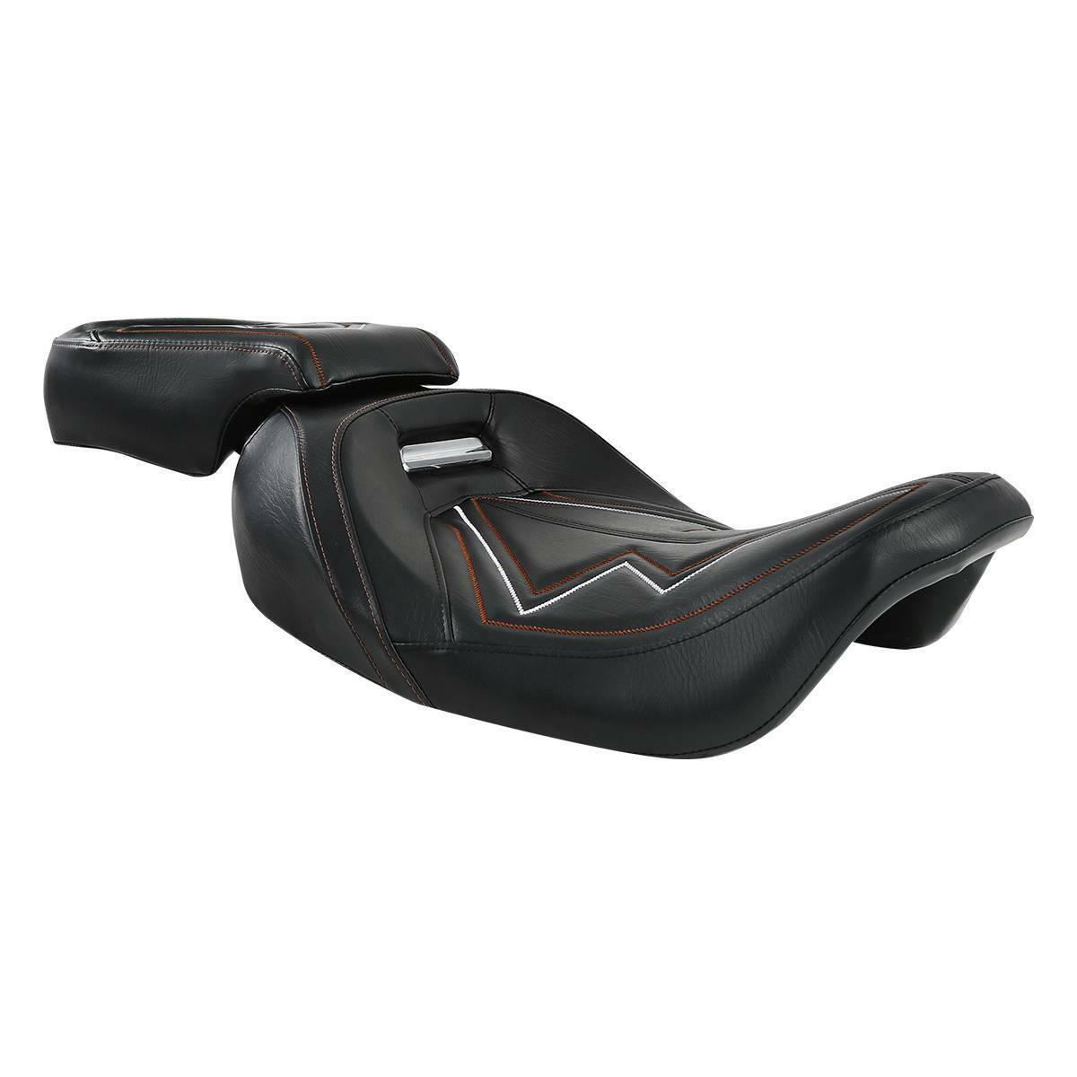 Driver & Passenger Front Rear Seat Fit For Harley Touring Road King Glide 09-21 - Moto Life Products