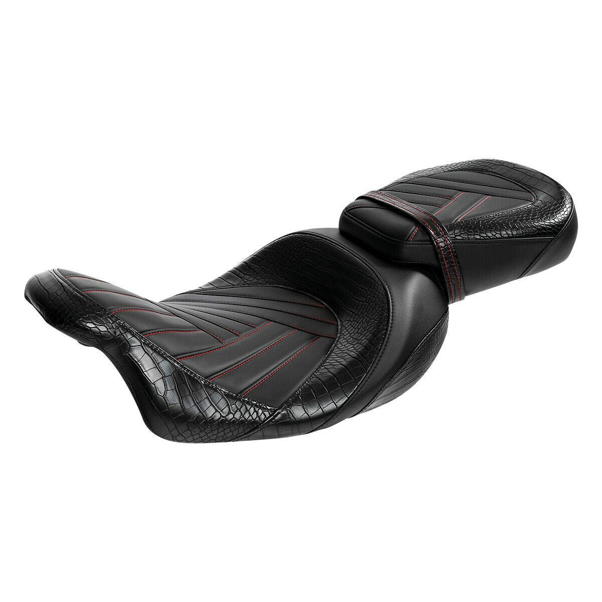 Rider Passenger Seat Fit For Harley Touring Street Road Glide King 2009-2022 21 - Moto Life Products