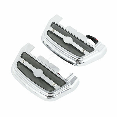 LED Passenger Footboard Cover Fit For Harley Touring Road King Dyna Softail - Moto Life Products