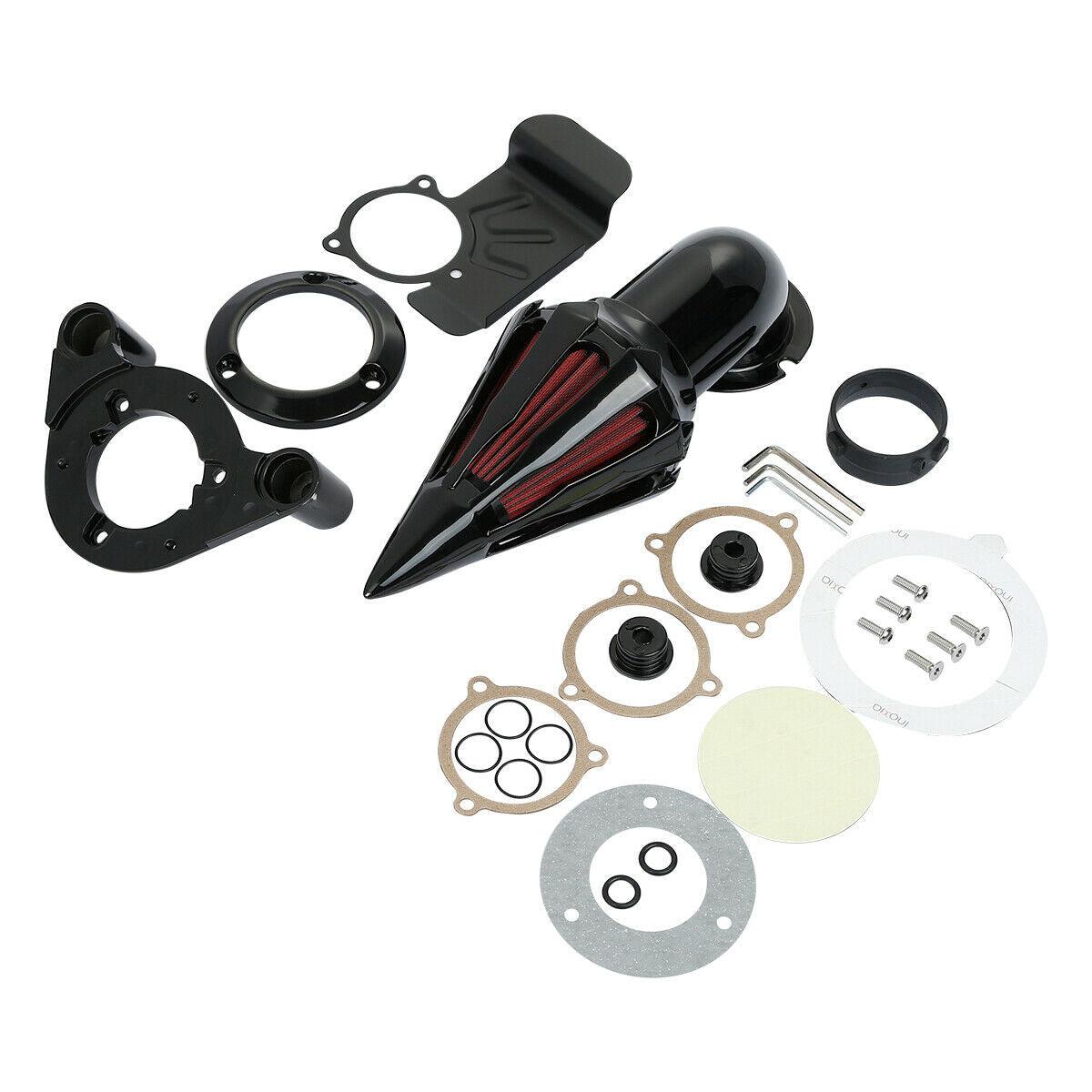 Black Air Cleaner Kit Intake Filter Fit For Harley Touring Electra Glide 08-12 - Moto Life Products