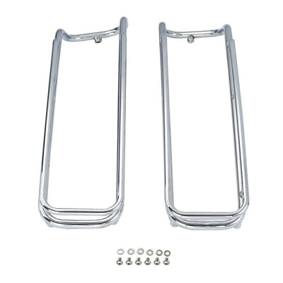 Saddlebags Lid Top Rails Guard Fit For Harley Touring Street Glide 14-22 Chrome - Moto Life Products