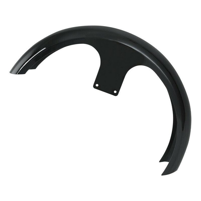 Black 26" Wrap 6" Front Fender For Harley Custom Baggers Touring Electra Glide - Moto Life Products