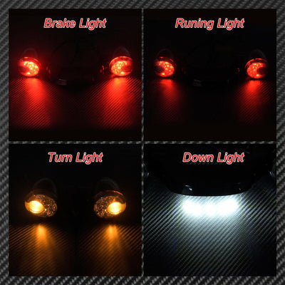 Motorcycle LED Brake Light Turn Signal Bar Fit For Harley Touring Road Glide - Moto Life Products