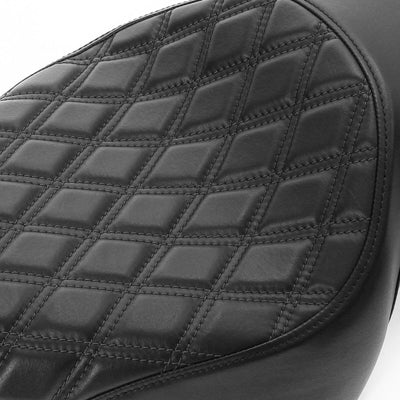 Black Driver Passenger Seat Cushion Fit For Harley Sportster Iron XL 2004-2022 - Moto Life Products
