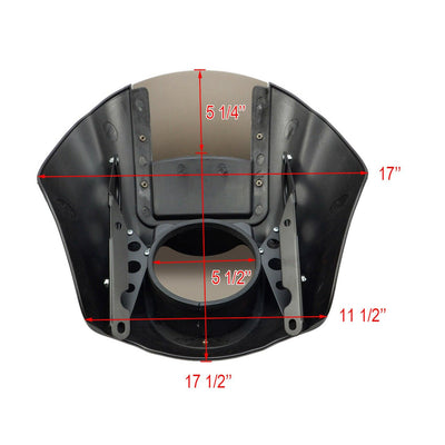 Black Headlight Fairing Windshield Fit for Harley Sportster XL883 1200 1988-19 - Moto Life Products