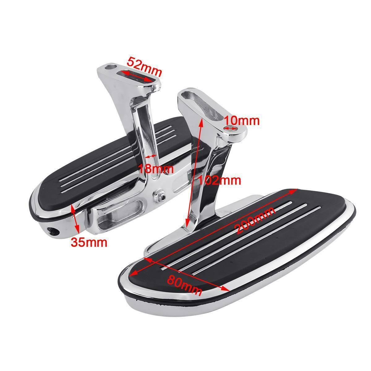 Rider Passenger Footboard Highway Footpegs Fit For Harley Road King 1993-2022 - Moto Life Products