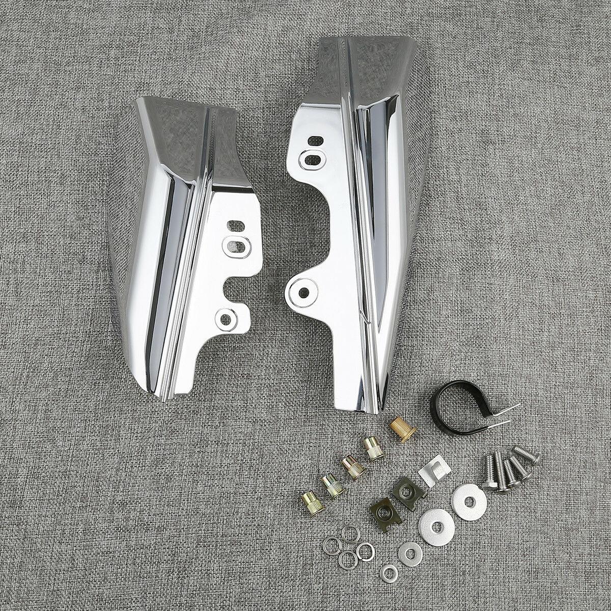 Chrome Mid-Frame Air Deflectors For Harley Electra Street Road Glide King 01-08 - Moto Life Products