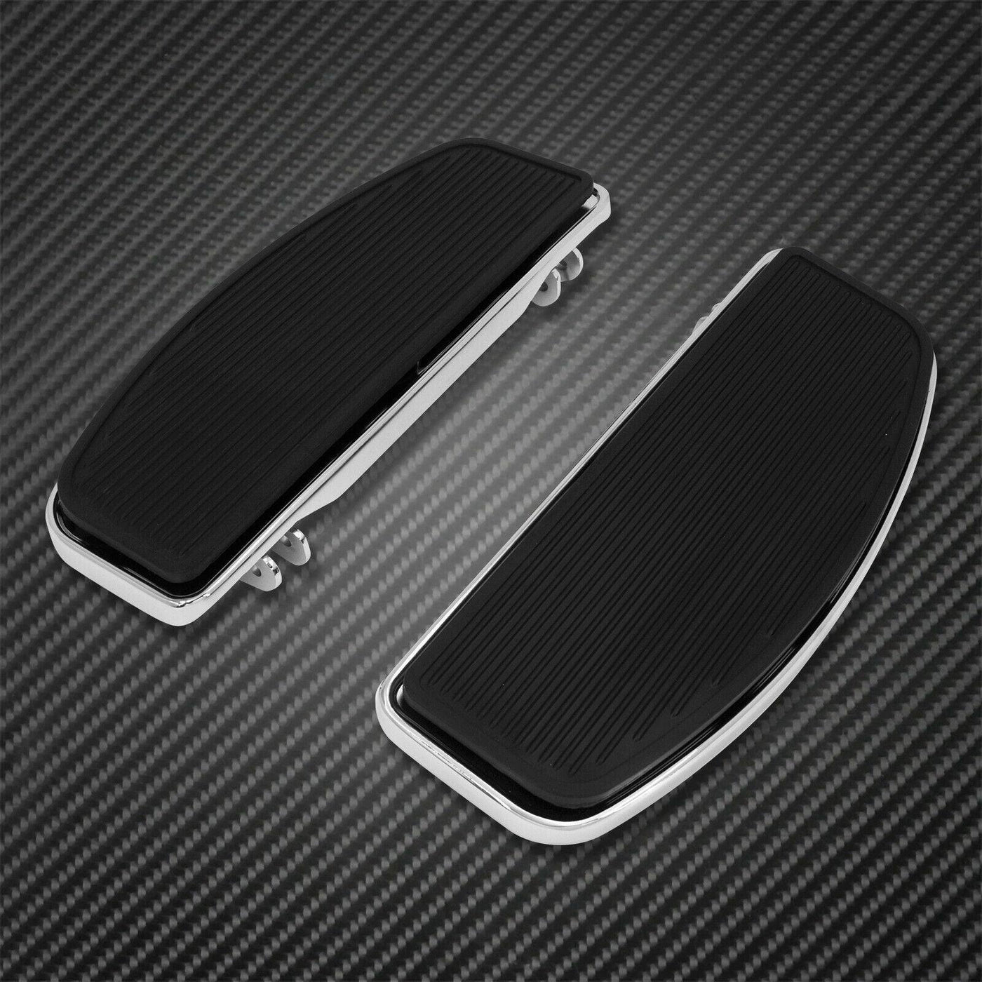 Rubber Pad Front Driver Floorboard Foot Rest Fit For Harley Touring FLH Softail - Moto Life Products