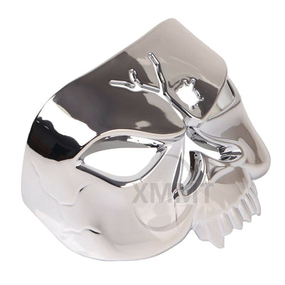 Chrome Zombie Skull Tail Light Cover For Harley Electra Road Glide FLHTCU FLHS - Moto Life Products