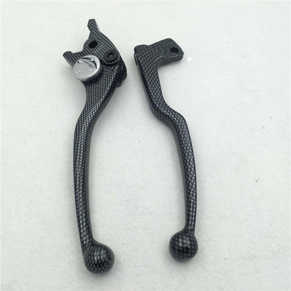 Carbon Fiber Brake Clutch Hand Levers For Suzuki Gsxr 600 750 Katana 750F Sv650 - Moto Life Products