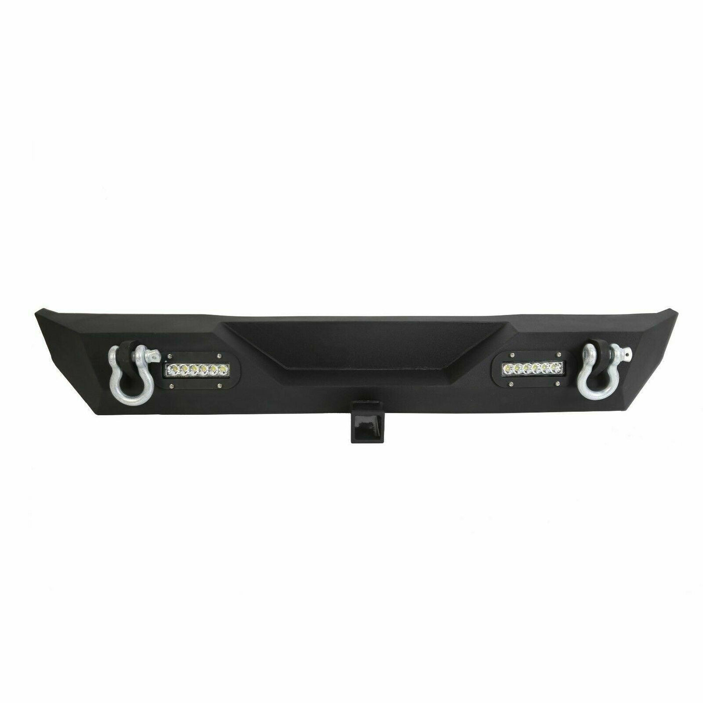 Rear Bumper W/Led Light D-Rings 2" receiver Fit 87-06 Jeep Wrangler YJ TJ - Moto Life Products