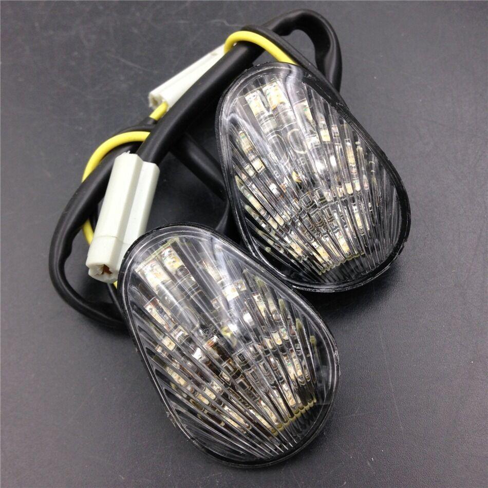Clear LED Flush Mount Turn Signal Light  For Yamaha YZF R6S 2006 2007 2008 2009 - Moto Life Products