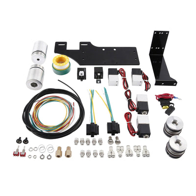 Front Air Ride Suspension Lowering Kit Fit For Harley Street Road Glide 2014-22 - Moto Life Products