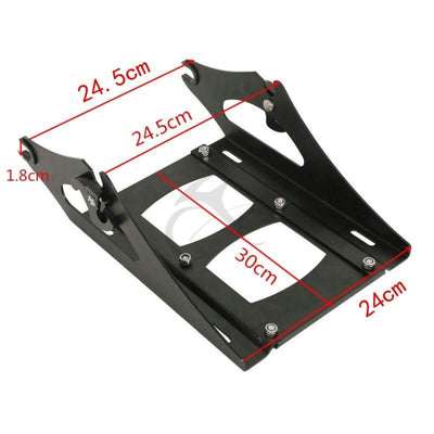 Chopped Pack Trunk Top Rack 2 Up Mount Fit For Harley Tour Pak Road Glide 14-21 - Moto Life Products