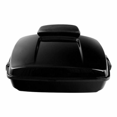Black Chopped Pack Trunk Rack Fit For Harley Tour Pak Electra Street Glide 14-22 - Moto Life Products