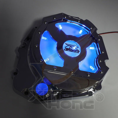 Blue LED See through Engine Clutch cover for Suzuki GSXR 01-08  GSXS 16-20 1000 - Moto Life Products