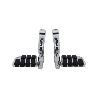 Universal 1-1/4" Long Highway Foot Pegs Footrest Mount Fit For Harley Kawasaki - Moto Life Products