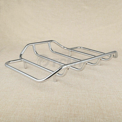 Chrome Luggage Top Rack For Harley Touring FLHR FLHX FLHTC FLHX Tour Pak Pack - Moto Life Products