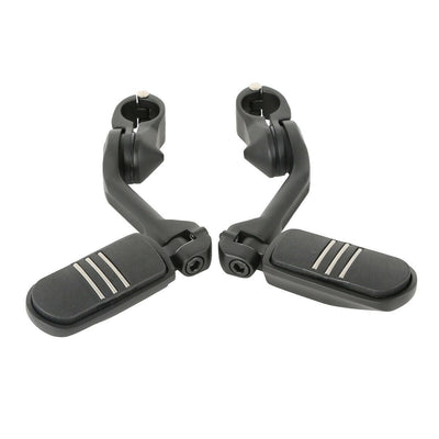 32mm Pegstreamliner Angled Highway Engine Guard FootPegs Mount Fit For Harley US - Moto Life Products