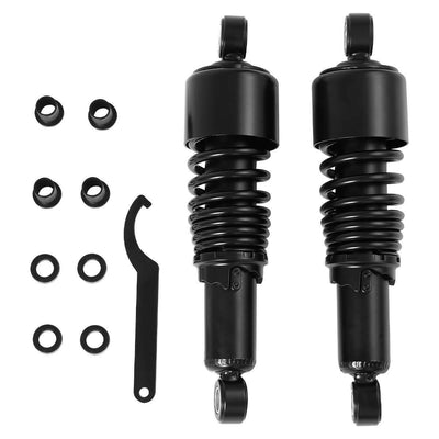 Pair 10.5'' 267mm Black Rear Shocks Fit For Harley Sportster 1200 XL1200C 04-12 - Moto Life Products