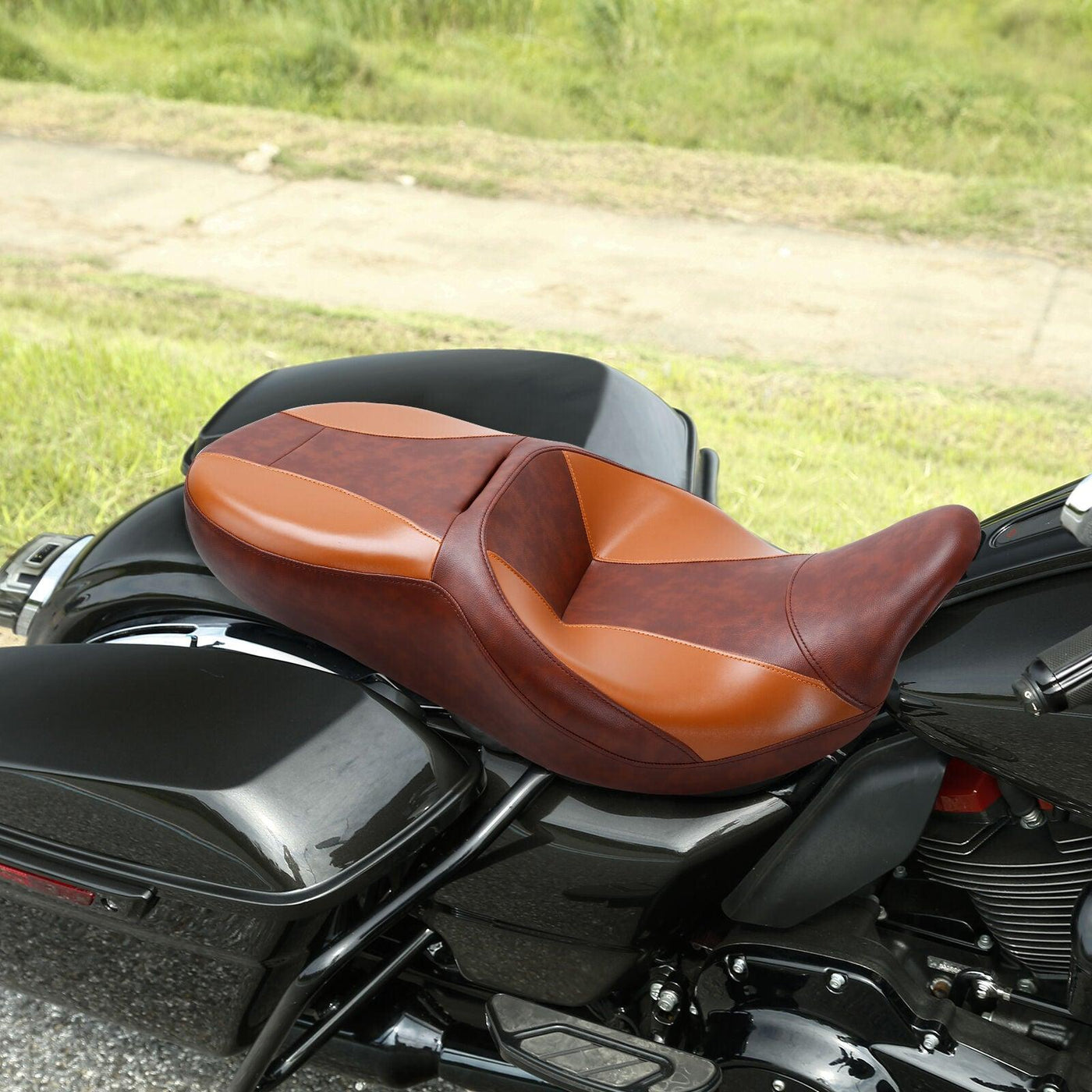 Desert Rider Passenger Seat Fit For Harley Electra Glide Road Glide 2009-2022 19 - Moto Life Products