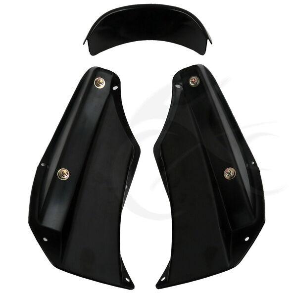 Black Front Outer ABS Batwing Fairings Fit For Harley Touring Road King Softail - Moto Life Products