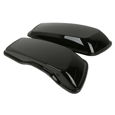 Black Hard SaddleBags Lids Fit For Harley Touring Street Road Glide 14-22 18 19 - Moto Life Products