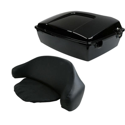 10.7'' Chopped Pack Trunk w/ Pad For Harley Davidson Tour Pak Touring 1997-2013 - Moto Life Products