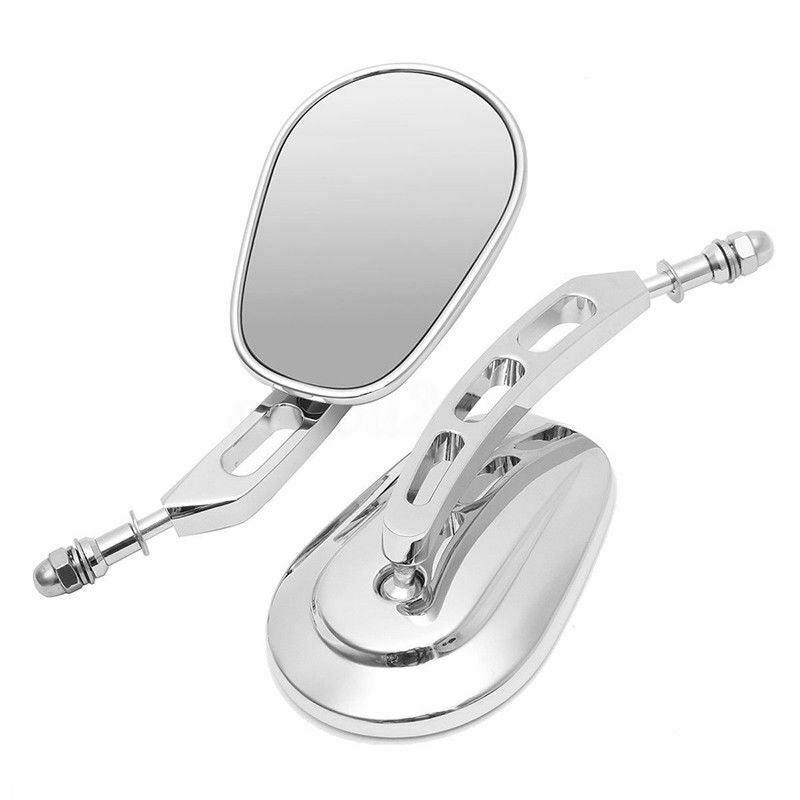 Motorcycle Chrome Rear View Wing Mirrors For Harley Davidson Street Glide FLHXS - Moto Life Products