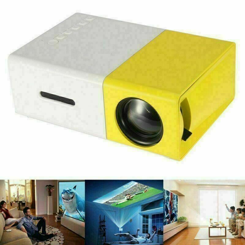 1080P HD Theater Projector Cinema LED LCD Home Mini Projector  USB HDMI AV SD 616361711259 - Moto Life Products