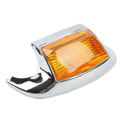 ABS Orange Front Fender Tip Light Fit For Harley Heritage Softail Classic FLSTC - Moto Life Products