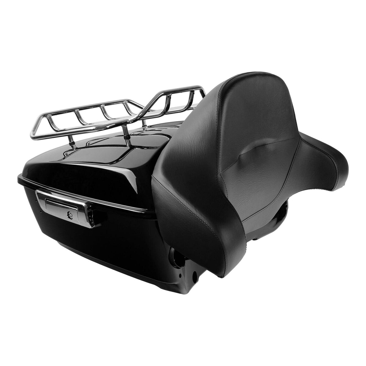 King Pack Trunk Backrest Mount Rack Fit For Harley Tour Pak Softail Fat Boy08-16 - Moto Life Products