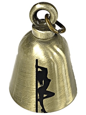 Stripper Motorcycle 'Evil Spirits' Biker Guard Bell. Bronze Bell - Moto Life Products